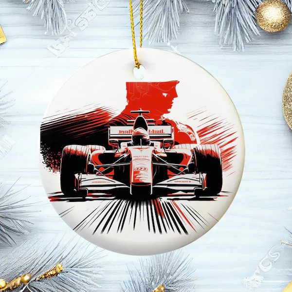 Formula 1 christmas ornament