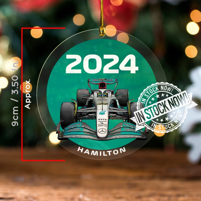 Formula 1 christmas ornament