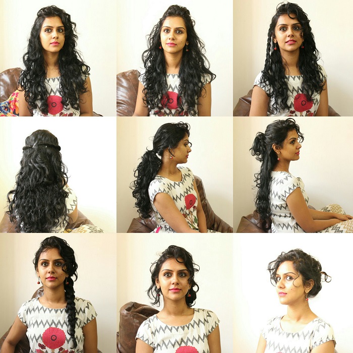 Easy and beautiful hairstyles for curly hair